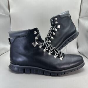 Cole Haan Zerogrand Hiker Boots Mens Size 11 Water Resistant Leather Dress Shoes